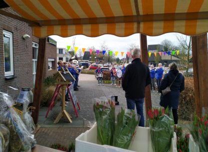 Rommelmarkt en verkoop tulpen op 30 maart. Opbrengst ruim 7000 euro